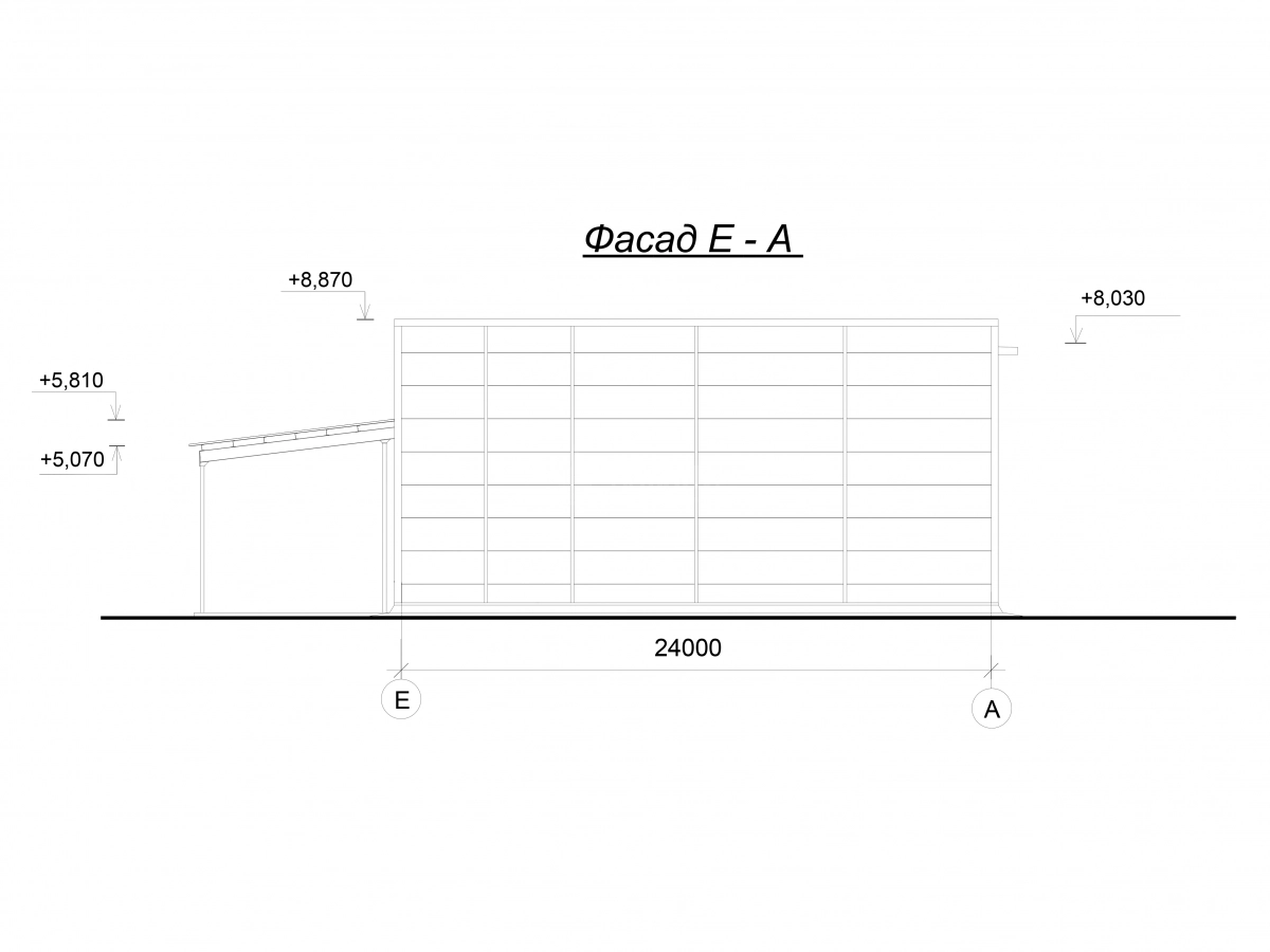 3D визуализация Каркасный склад из сэндвич-панелей - фото 14