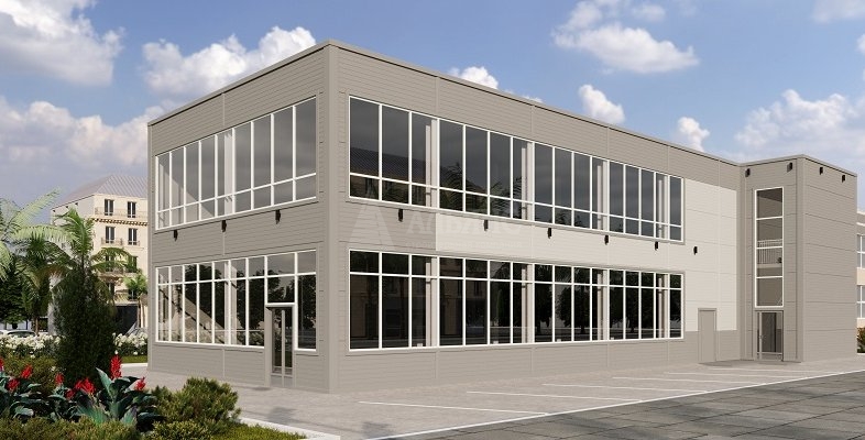 3D визуализация Магазин из сэндвич-панелей - фото 1