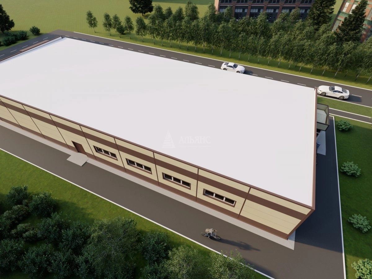 3D визуализация Магазин из сэндвич-панелей - фото 2